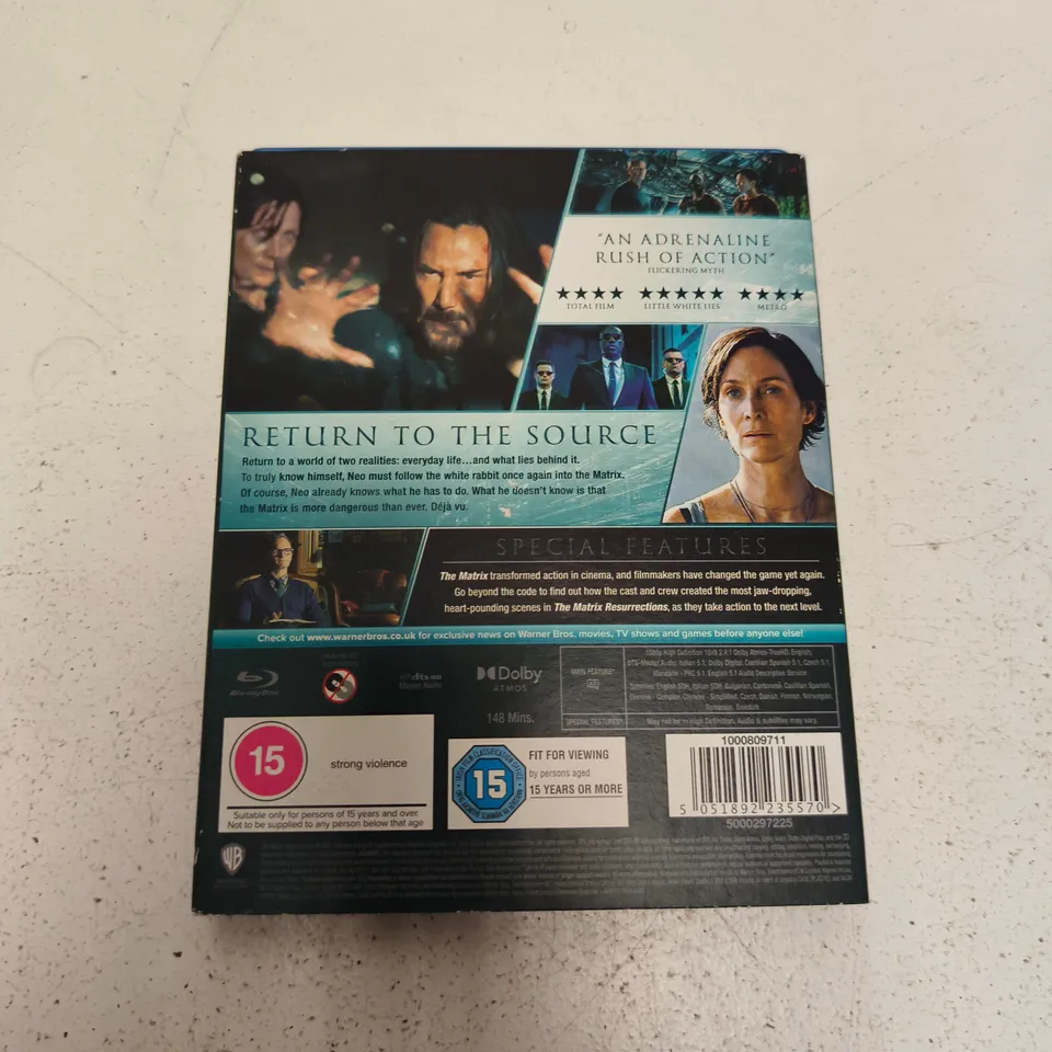 THE MATRIX RESURRECTIONS (BLU-RAY)