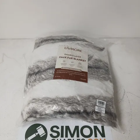 LIVMORE DOUBLE LAYER FAUX FUR BLANKET