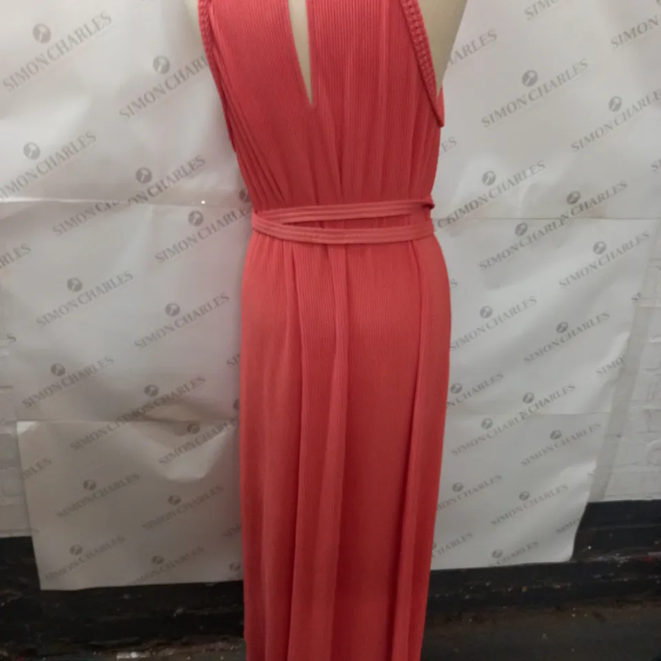 BODEN SLEEVELESS DRESS IN BLUSH - UK 16 R