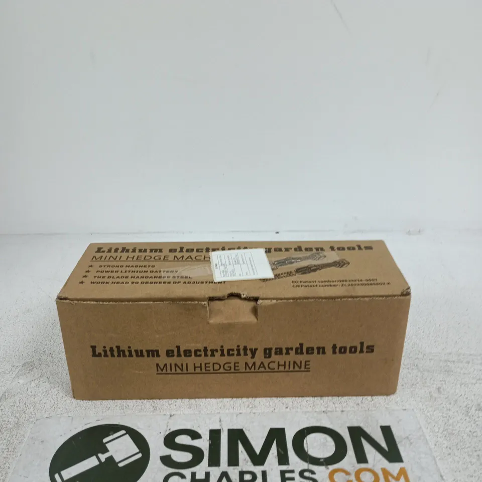 LITHIUM-POWERED MINI HEDGE MACHINE – GARDEN TOOL (BOXED)