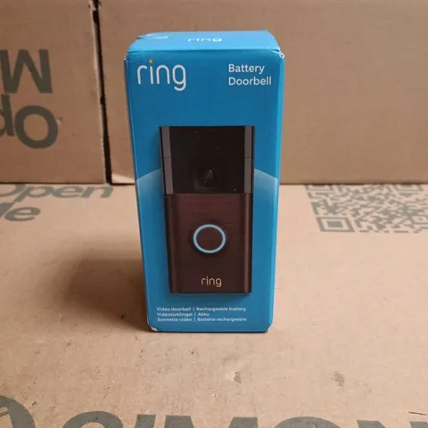 RING BATTERY DOORBELL BOXED, SEALED
