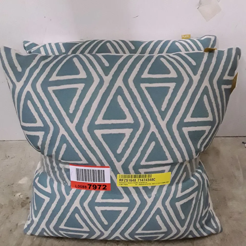 GEOMETRIC SQUARE SCATTER CUSHIONS