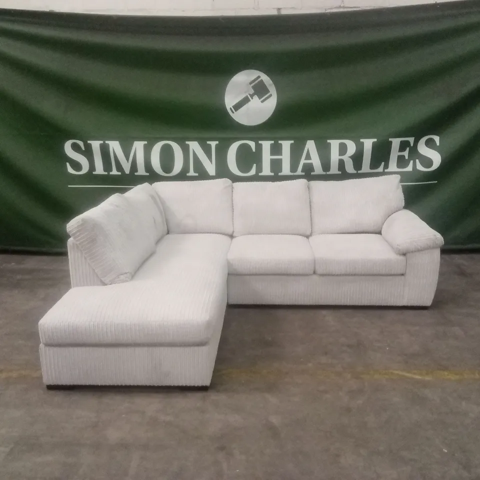 AMALFI STANDARD BACK FABRIC LEFT HAND CORNER CHAISE SOFA RRP £949
