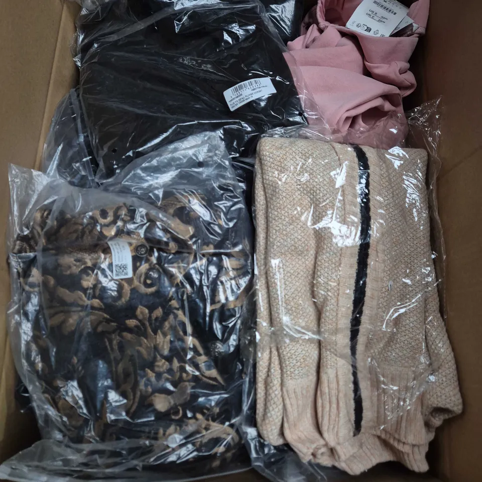 APPROXIMATELY 25 ASSORTED CLOTHING AND FASHION PRODUCTS IN VARIOUS STYLES AND SIZES - COLLECTION ONLY