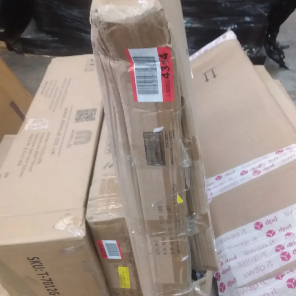 BOXED L-SHAPED DESK - BLACK