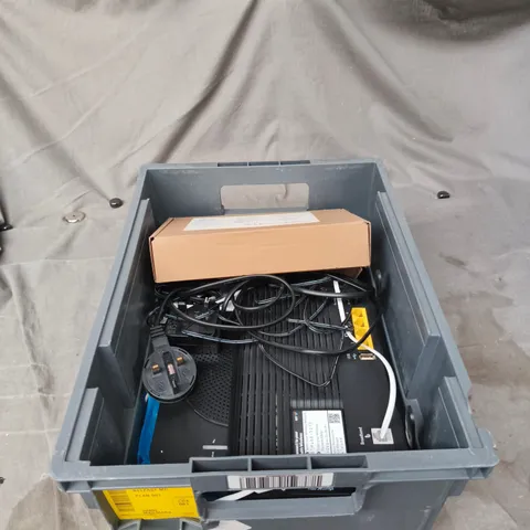 TOTE OF APPROXIMATELY 10 ASSORTED ITEMS TO INCLUDE:  SKY ROUTER 