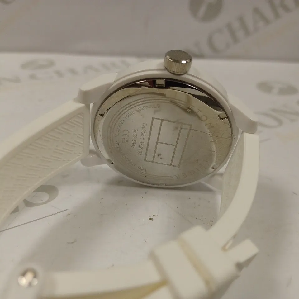 MENS TOMMY HILFIGER DENIM WATCH IN WHITE - 1791481