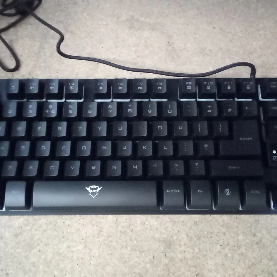 BOXED TRUST THADO RGB GAMING KEYBOARD