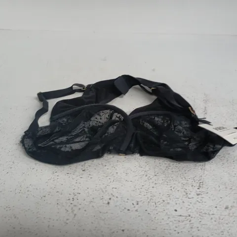 KBX LOUISA NON-PAD PLUNGE BRA – BLACK, UK 34 FF