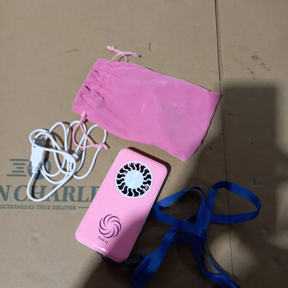 FAN U PORTABLE & RECHARGEABLE FAN - PINK