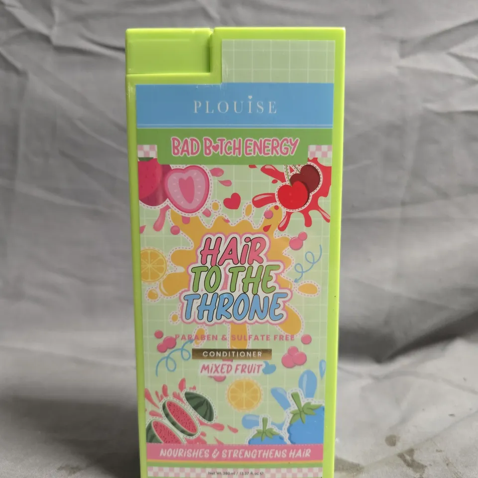 PLOUISE BAD BITCH ENERGY HAIR TO THE THRONE CONDITIONER – MIXED FRUIT