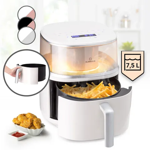 BOXED KLARSTEIN AIR BLOOM HOT AIR FRYER WITH STEAM FUNCTION