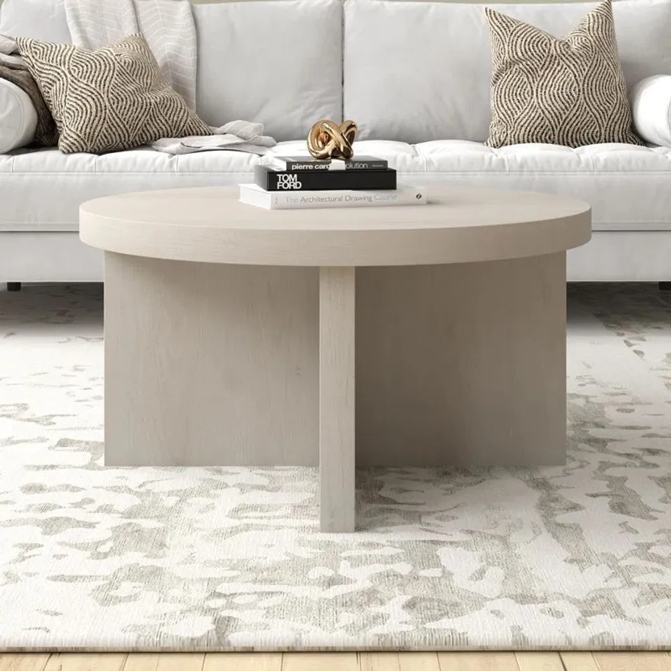 BOXED ADEY COFFEE TABLE - WHITE (1 BOX)