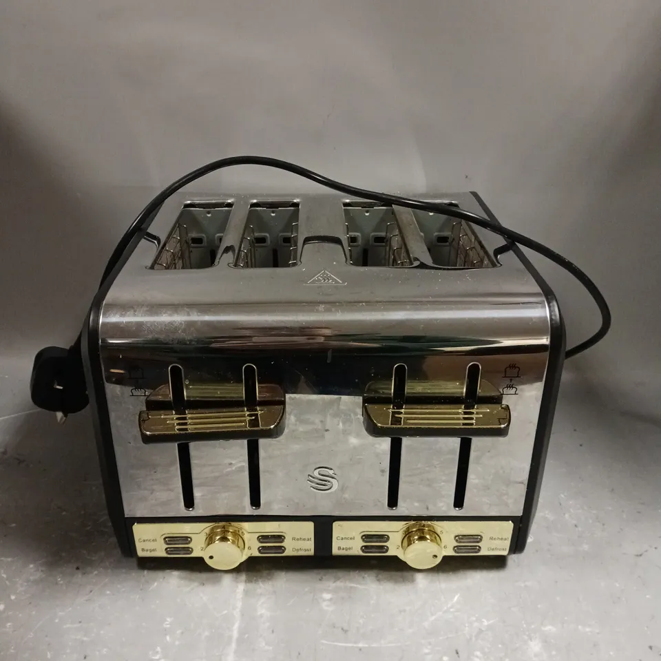 SWAN GATSBY RANGE 4-SLICE TOASTER  RRP £49.99
