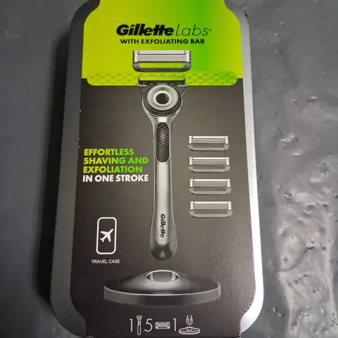 BOXED GILETTE LABS WITH EXFOLIATING SOAP