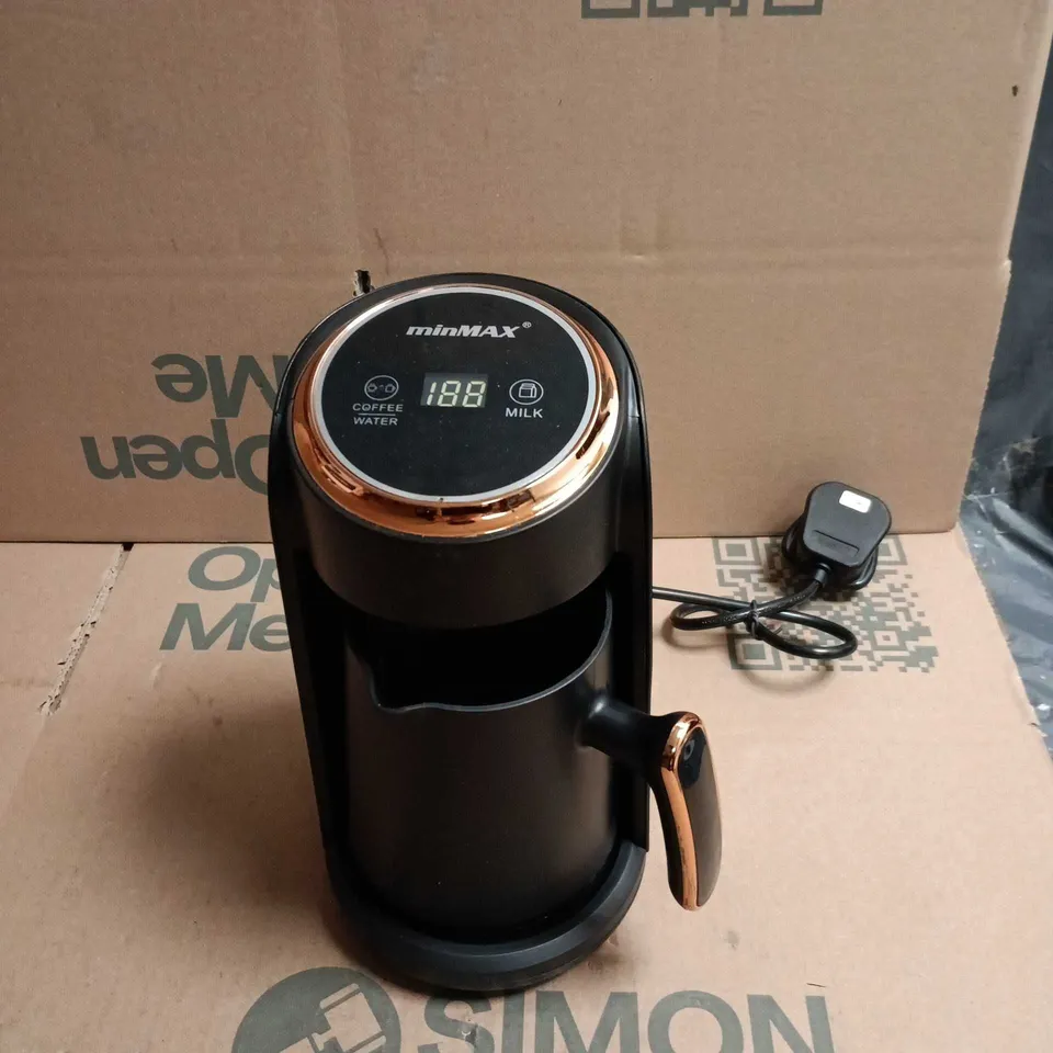 MINMAX COFFEE POT BLACK BOXED