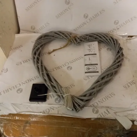 GREY WILLOW SOLAR LIT HEART