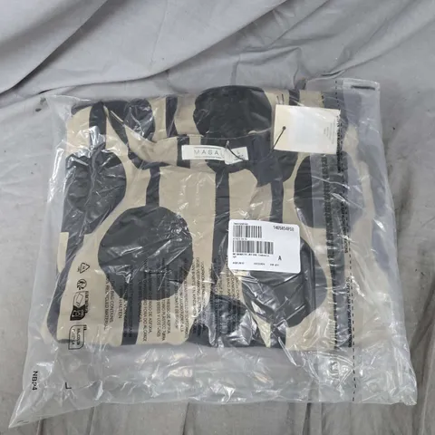 BAGGED MASAI MANATTIE DRESS IN CASHEW - LARGE