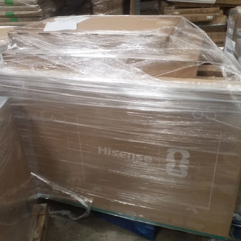 PALLET CONTAINING 10 ASSORTED DAMAGED TVS