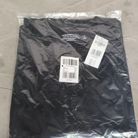 ABERCROMBIE & FITCH SOFT AF COLLECTION PREMIUM HEAVYWEIGHT TEE CROPPED FIT – SIZE S