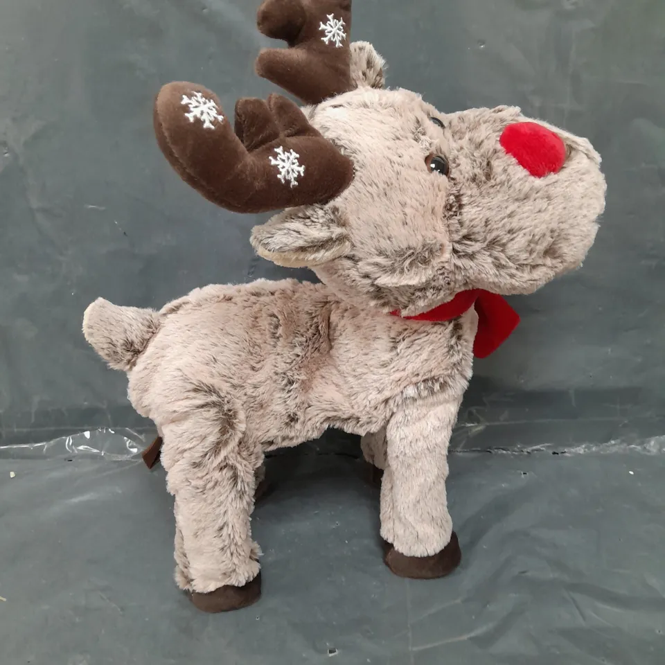 BOXED ANIMATED WALKING AND SINGING REINDEER RRP £22