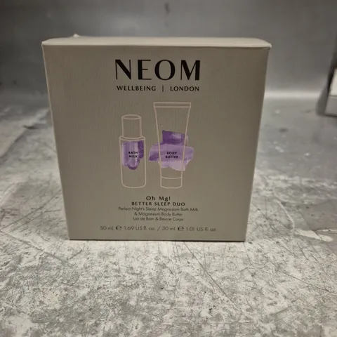 NEOM WELLBEING BETTER SLEEP DUO BATH MILK AND BODY BUTTER