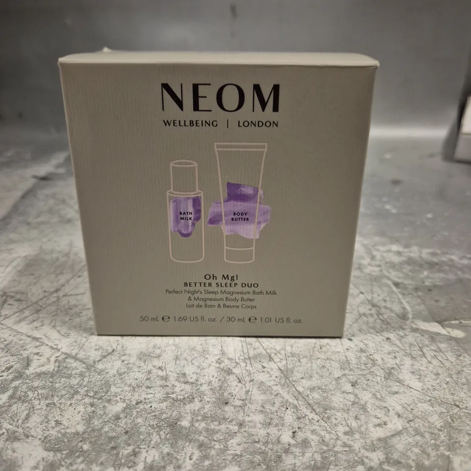 NEOM WELLBEING BETTER SLEEP DUO BATH MILK AND BODY BUTTER