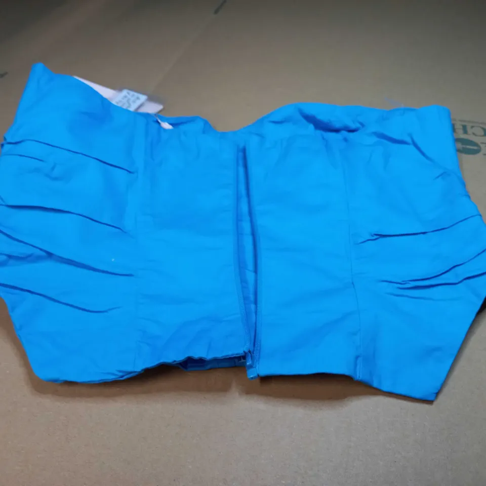OH POLLY VIBRANT BLUE CORSET TOP - SIZE 10