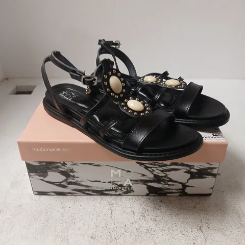 MODA IN PELLE LYSANDRA BLACK SANDALS β UK 6