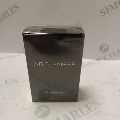 BOXED AND SEALED ABID AMBRE SUNNAMUSK LONDON EAU DE PARFUM 100ML