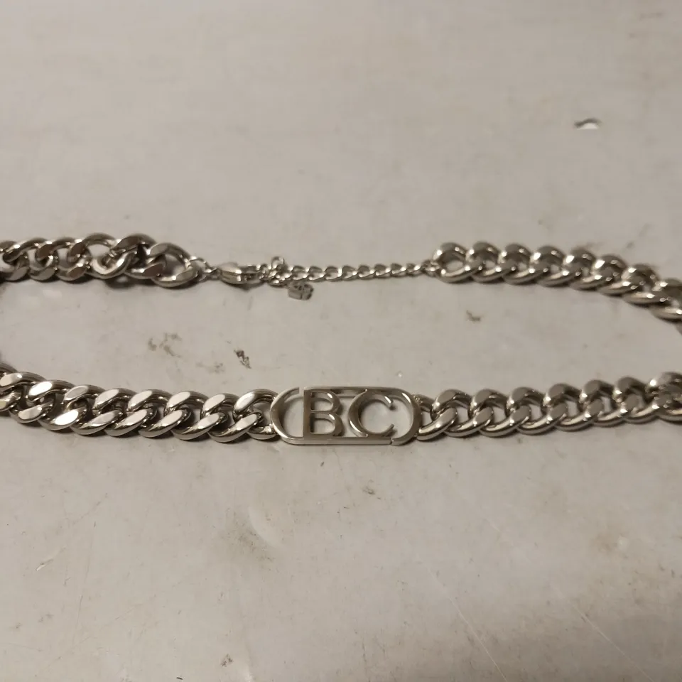 BOXED ABBOTTLYON SILVER THICH CHAIN - "BC"