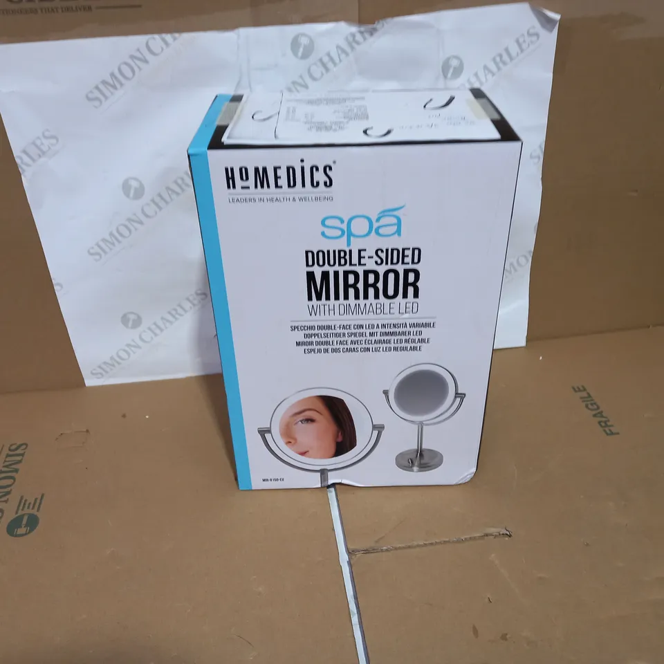 BOXED HOMEDICS SPA DOUBLE SIDED MIRROR MIR-8150-EU