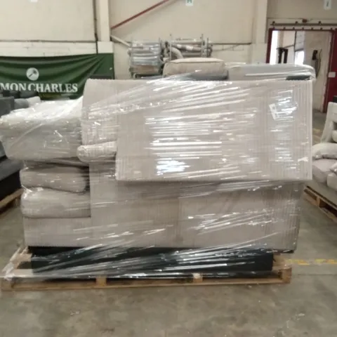 PALLET OF ASSORTED INCOMPLETE OR DAMAGED DESIGNER SOFAS