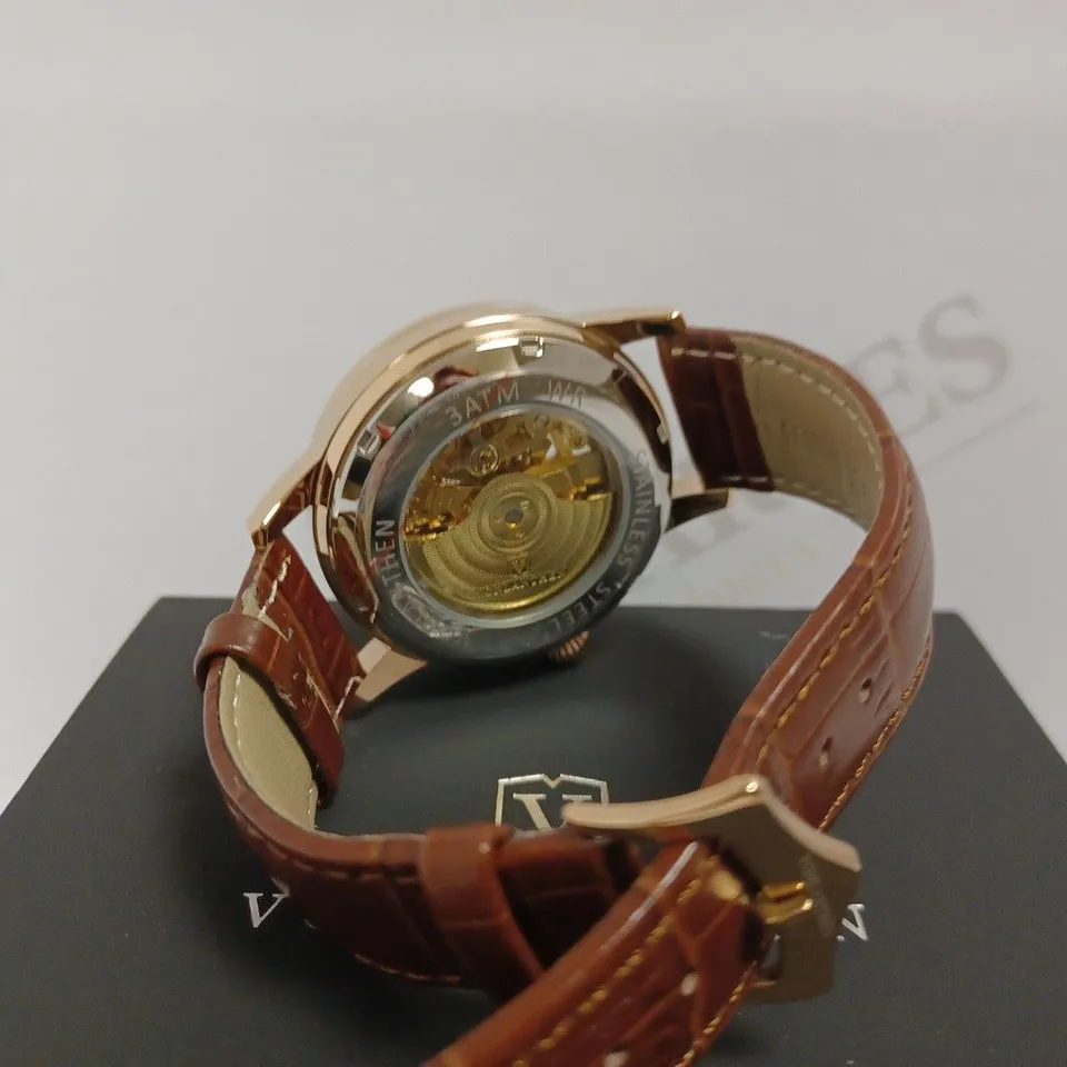 VONLANTHEN LEATHER STRAP WATCH