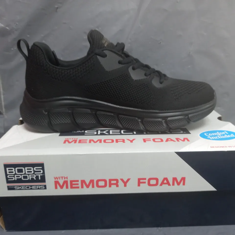BOBS SPORT FROM SKECHERS TRAINERS BLACK SIZE 4