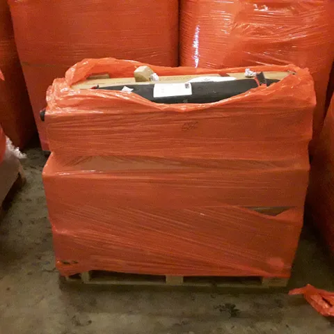 PALLET CONTAINING ASSORTED HOUSEHOLD PRODUCTS INCLUDING BED PARTS, CANOPY, BOXED FURNITURE ETC