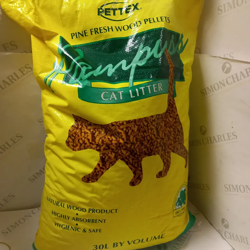 PETTEX PAMPUSS PINE FRESH WOOD PELLET CAT LITTER