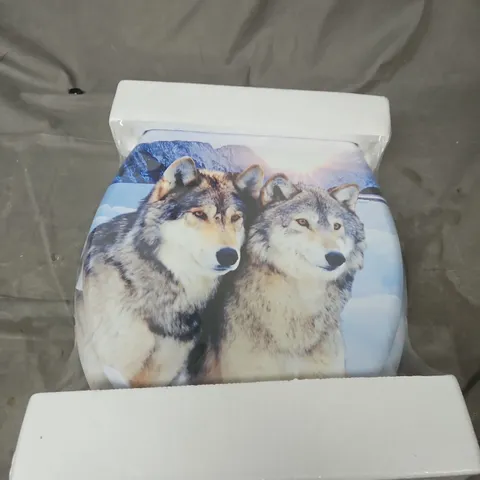 WOLF DESIGN TOILET SEAT