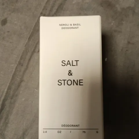 SALT & STONE NEROLI & BASIL DEODORANT – 75 G (2.6 OZ) BOXED