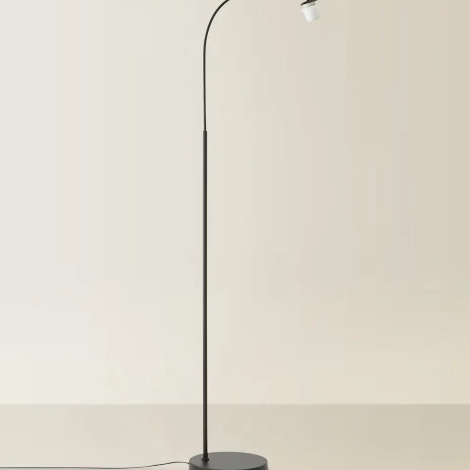 BOXED CURVA BLACK ARC FLOOR LAMP BASE