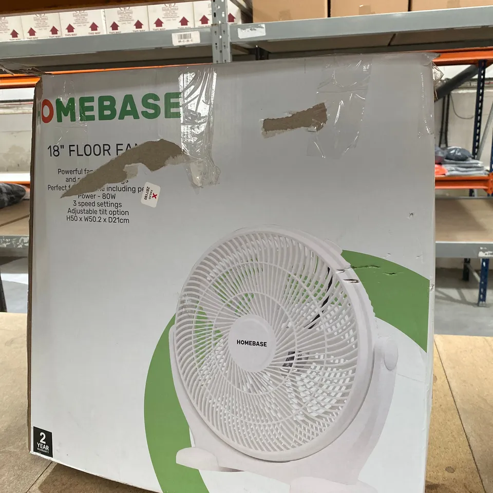 HOMEBASE FLOOR FAN  