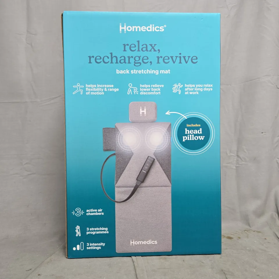 BOXED HOMEDICS BACK STRETCHING MAT