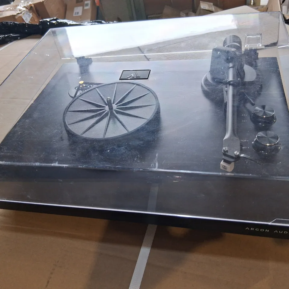 ARGON AUDIO TT MK2 BLACK	TURNTABLE WITH BUILT IN PHONO STAGE