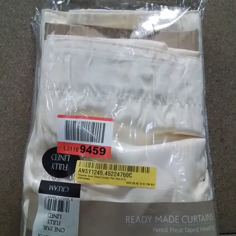 BAGGED READY MADE PENCIL PLEAT TAPED HEADING TIVOLI 66"×54"
