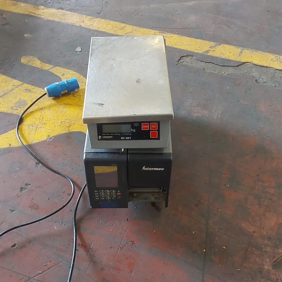 HERBERT BC-801 CHECK-WEIGHING SCALE & LABELER 