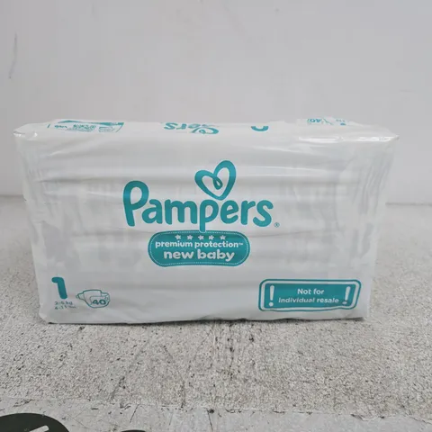 PAMPERS NEW BABY DIAPERS SIZE 1 – 40 NAPPIES 