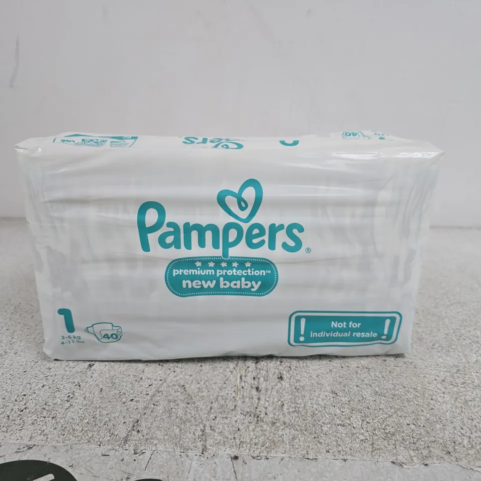 PAMPERS NEW BABY DIAPERS SIZE 1 – 40 NAPPIES
