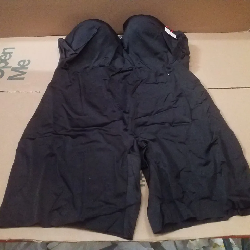 BOX CONTAINING APPROXIMATELY 10 BRAND NEW MAGISCULPT BLACK BODYSUITS - SIZE 42DD