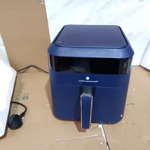 BOXED COOK'S ESSENTIALS 5.8L AIR FRYER NAVY