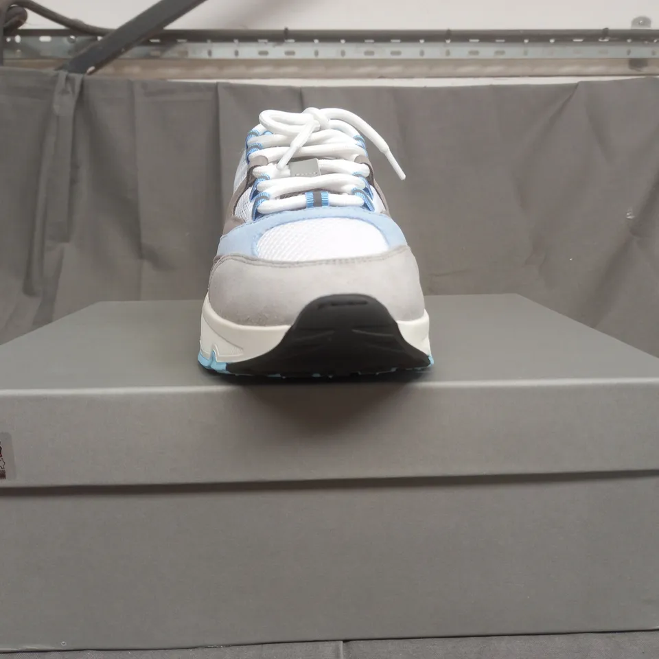 BOXED PAIR OF CLEENS AERO RUNNER IN POWDER BLUE UK SIZE 11